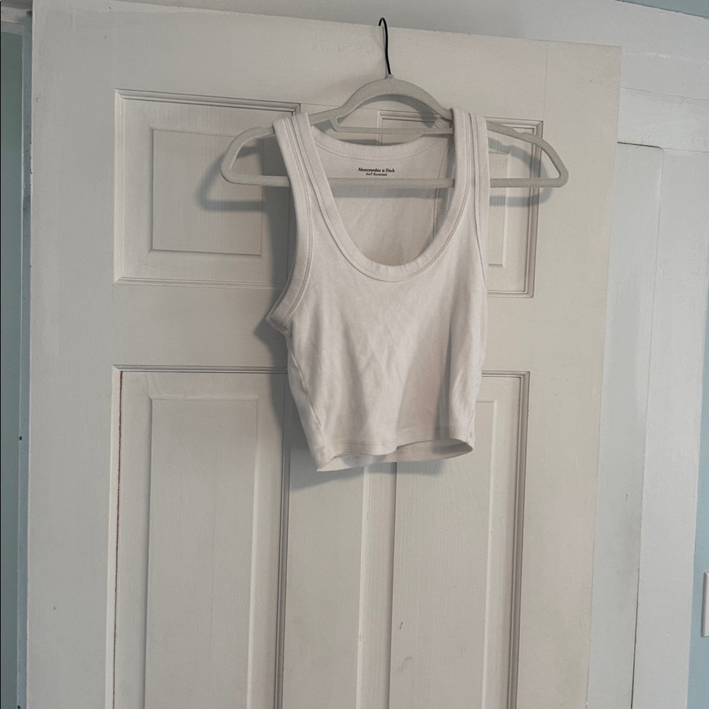 Abercrombie & Fitch White Tank Top